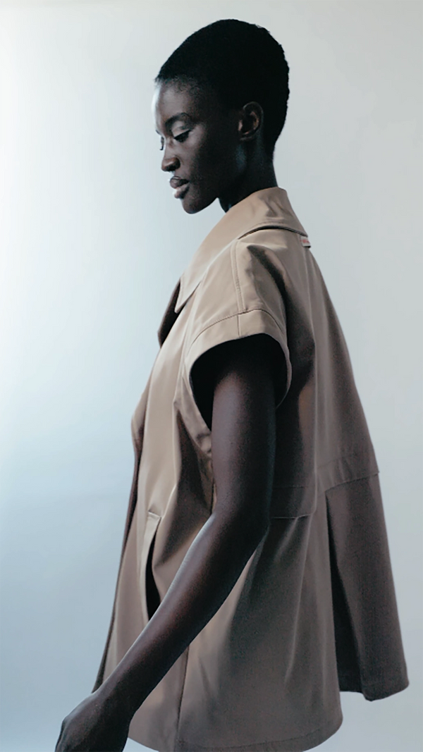 Bonded Fabric Gilet 9293