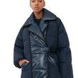 Load image into Gallery viewer, Mix Puffer Oversized Coat