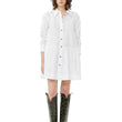 Load image into Gallery viewer, Cotton Poplin Shirt Dress