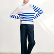 Load image into Gallery viewer, Invert Stripe Roll Collar