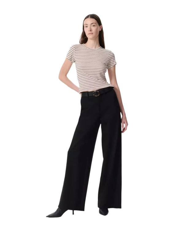 Luca Stripe Rib Baby Tee