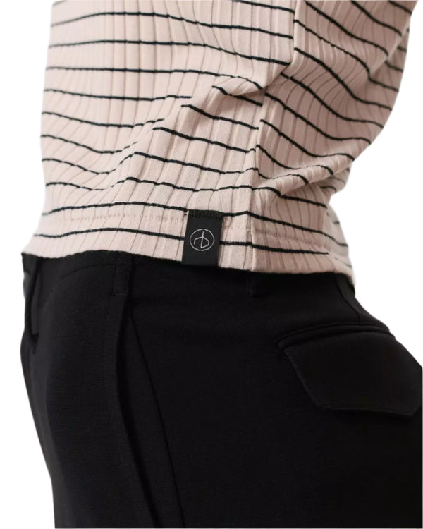 Luca Stripe Rib Baby Tee