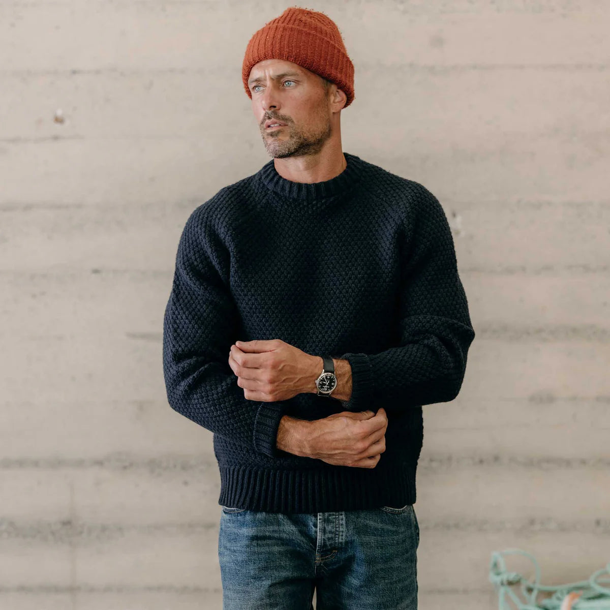 Taylor stitch fisherman sweater top