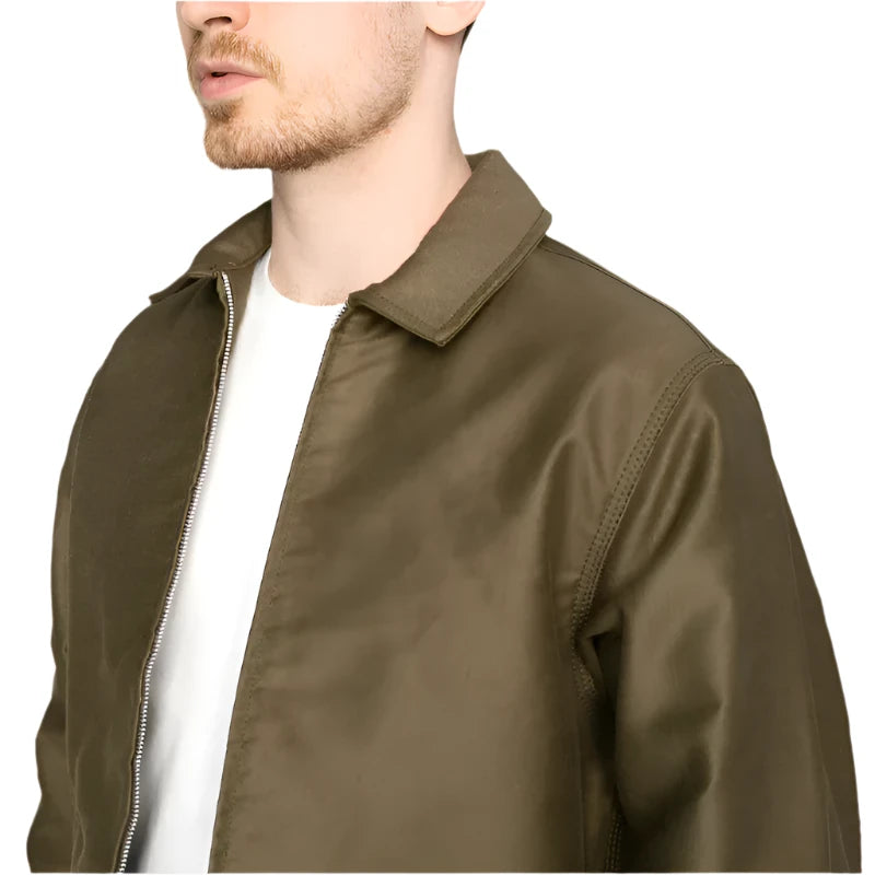 Brushed Jungle Cloth Zip Jacket