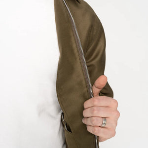 Brushed Jungle Cloth Zip Jacket