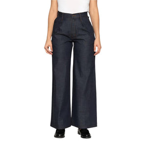 Wide Leg Trouser Slub Nep