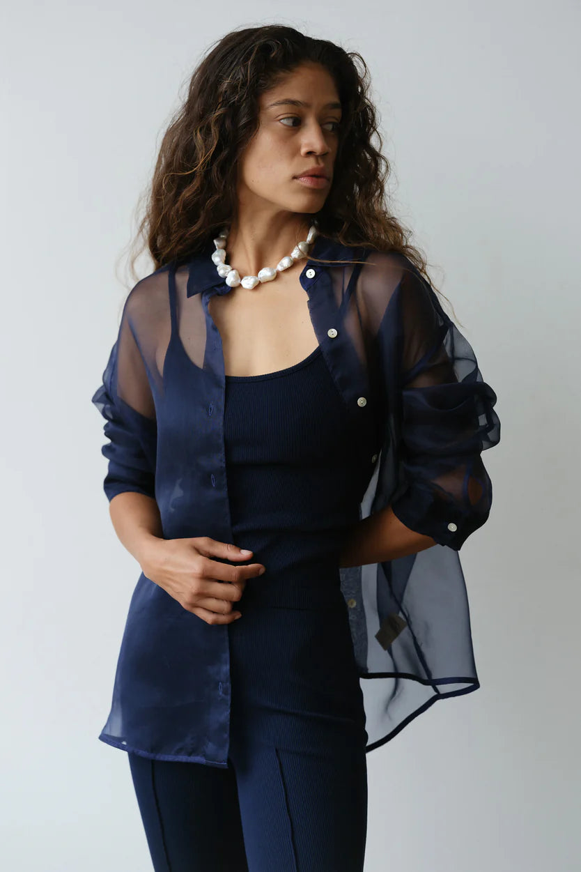 The Silk Organza Shirt