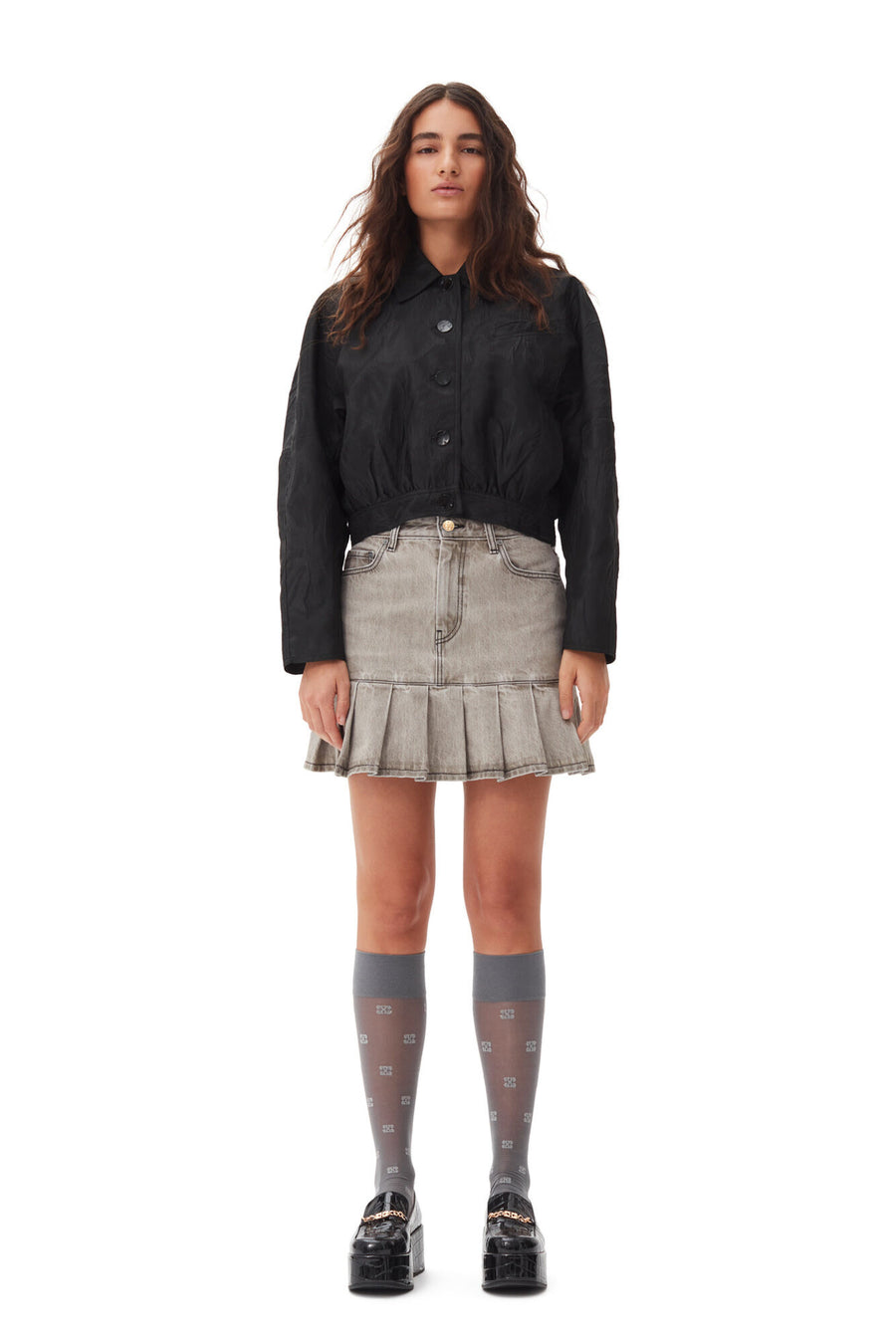 Textured Cloque Short Jacket