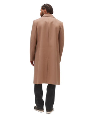 Woven Cashmere Polo Coat