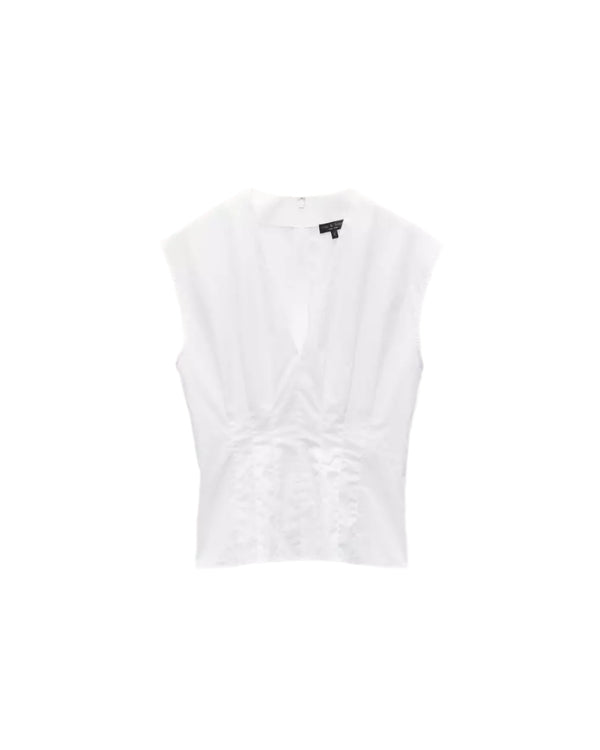 Ines Poplin Top