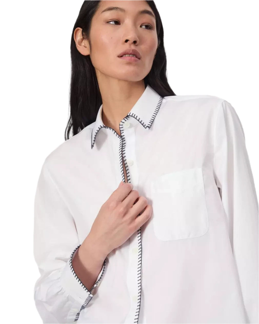 Maxine Blanket Stitch Shirt