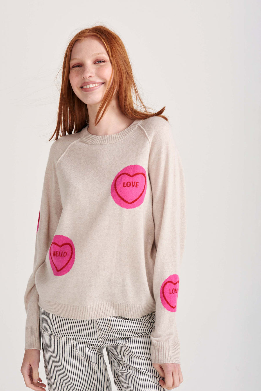 All Over Lovehearts Sweater