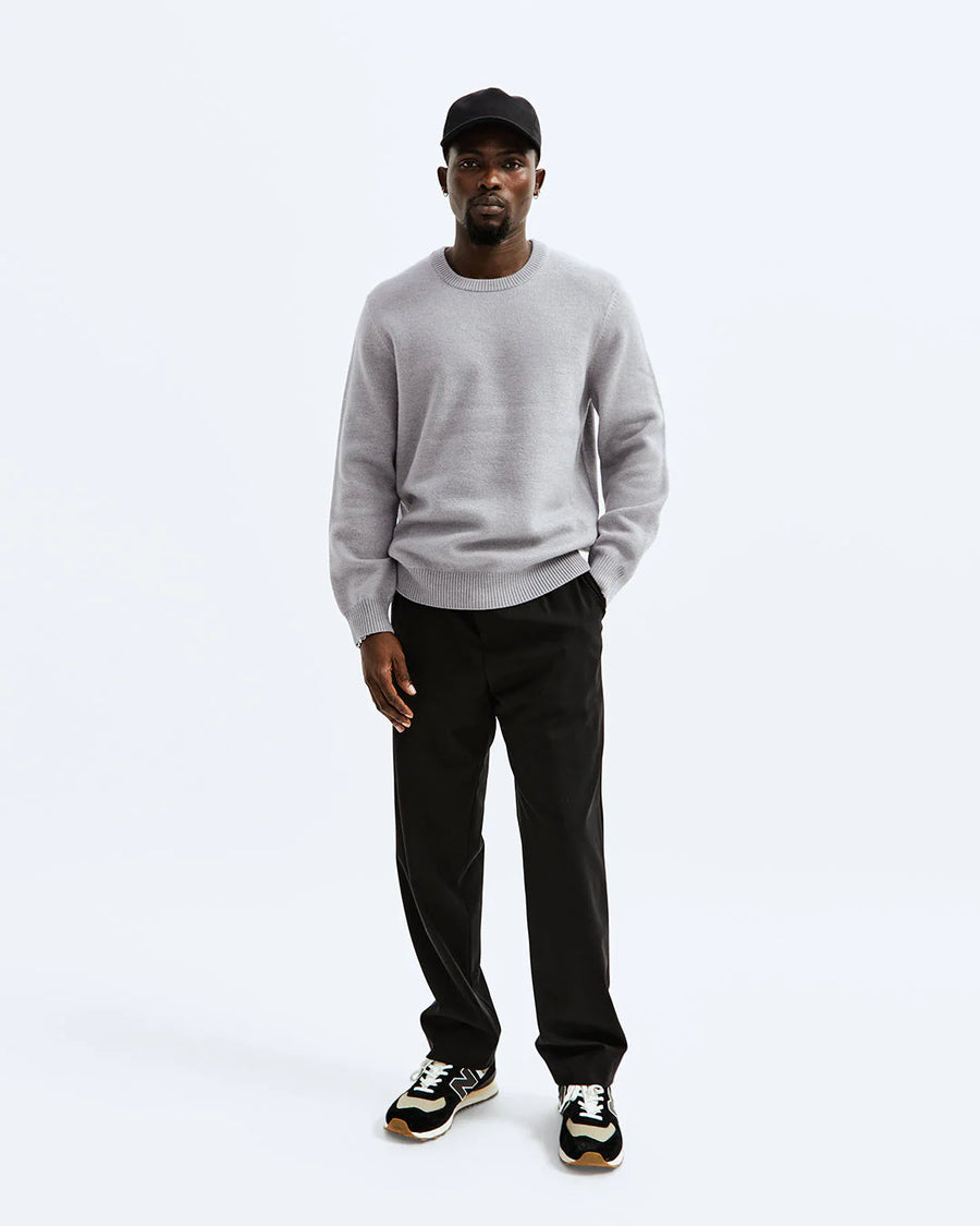 Boiled Wool Bobby Crewneck