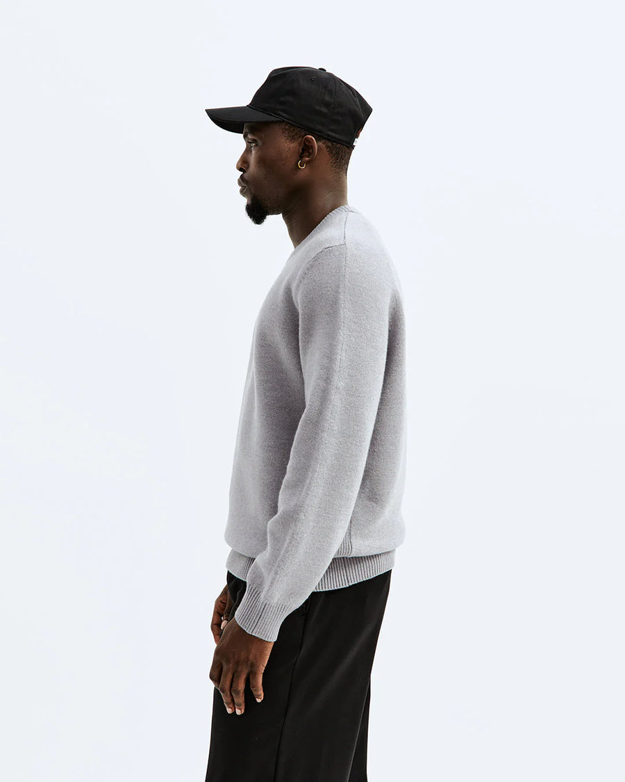Boiled Wool Bobby Crewneck