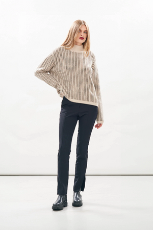 Multi Stitch Turtleneck